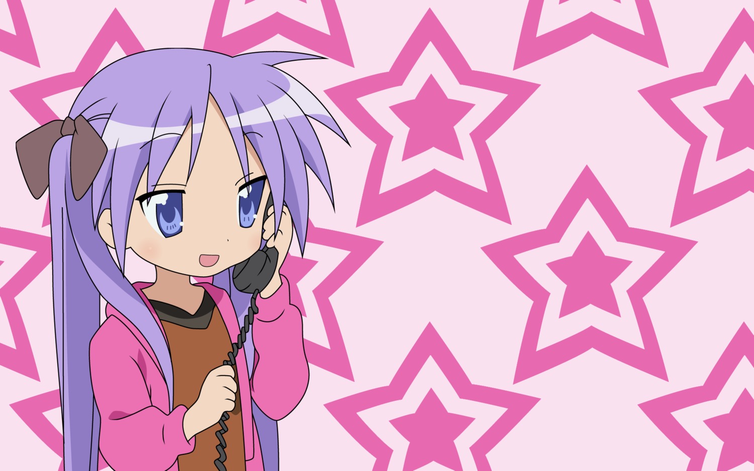 hiiragi_kagami lucky_star vector_trace wallpaper