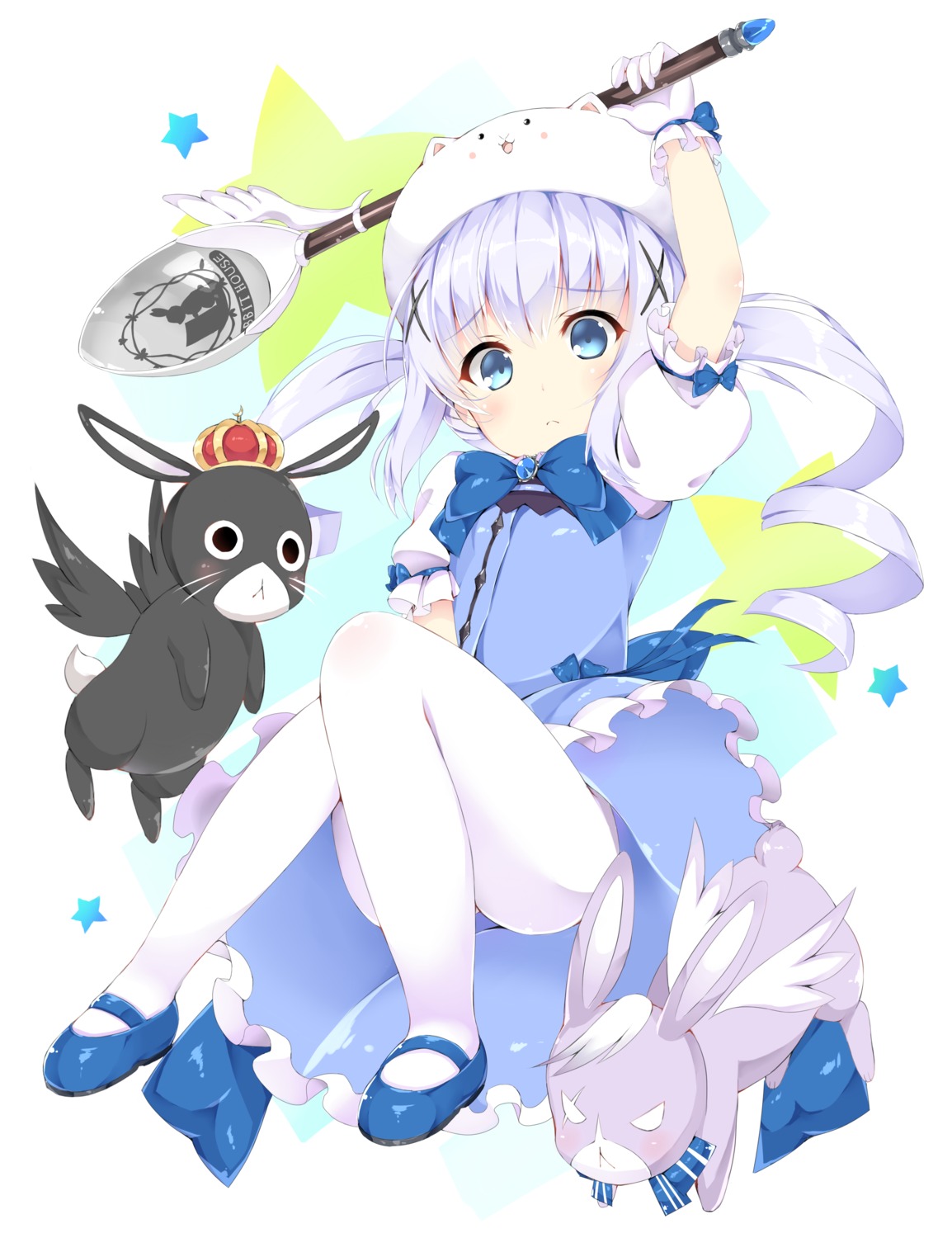 blue_gk gochuumon_wa_usagi_desu_ka? kafuu_chino pantyhose tippy_(gochiusa)