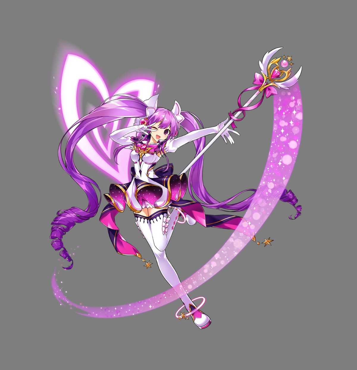 aisha_(elsword) dress elsword tagme thighhighs transparent_png weapon