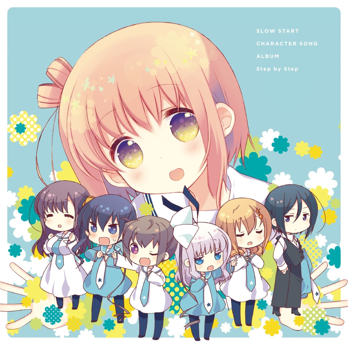 chibi digital_version disc_cover enami_kiyose hannen_hiroe ichinose_hana kyouzuka_shion momochi_tamate seifuku sengoku_kamuri slow_start tokumi_yuiko tokura_eiko