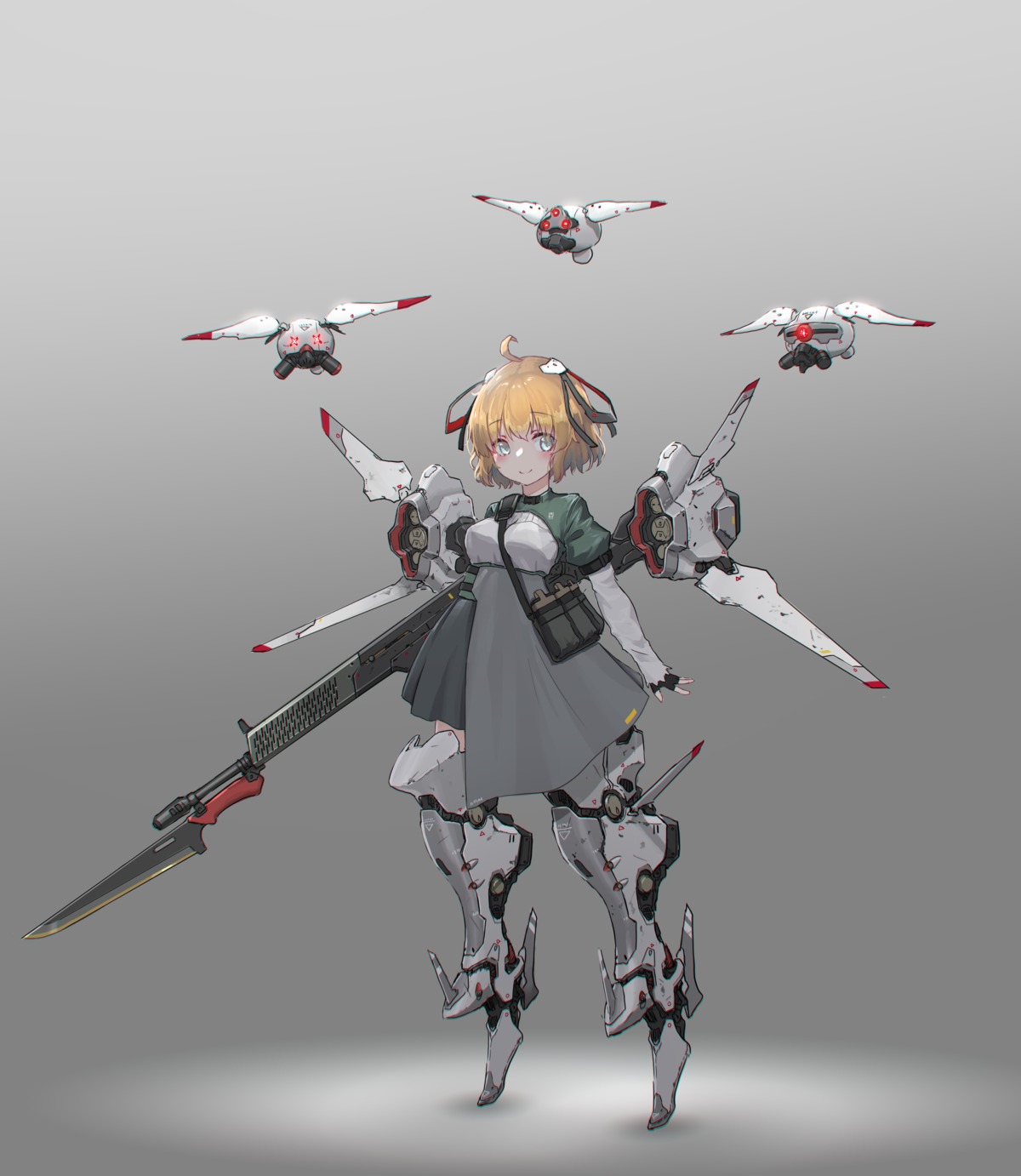 gun mecha_musume oota_youjo weapon