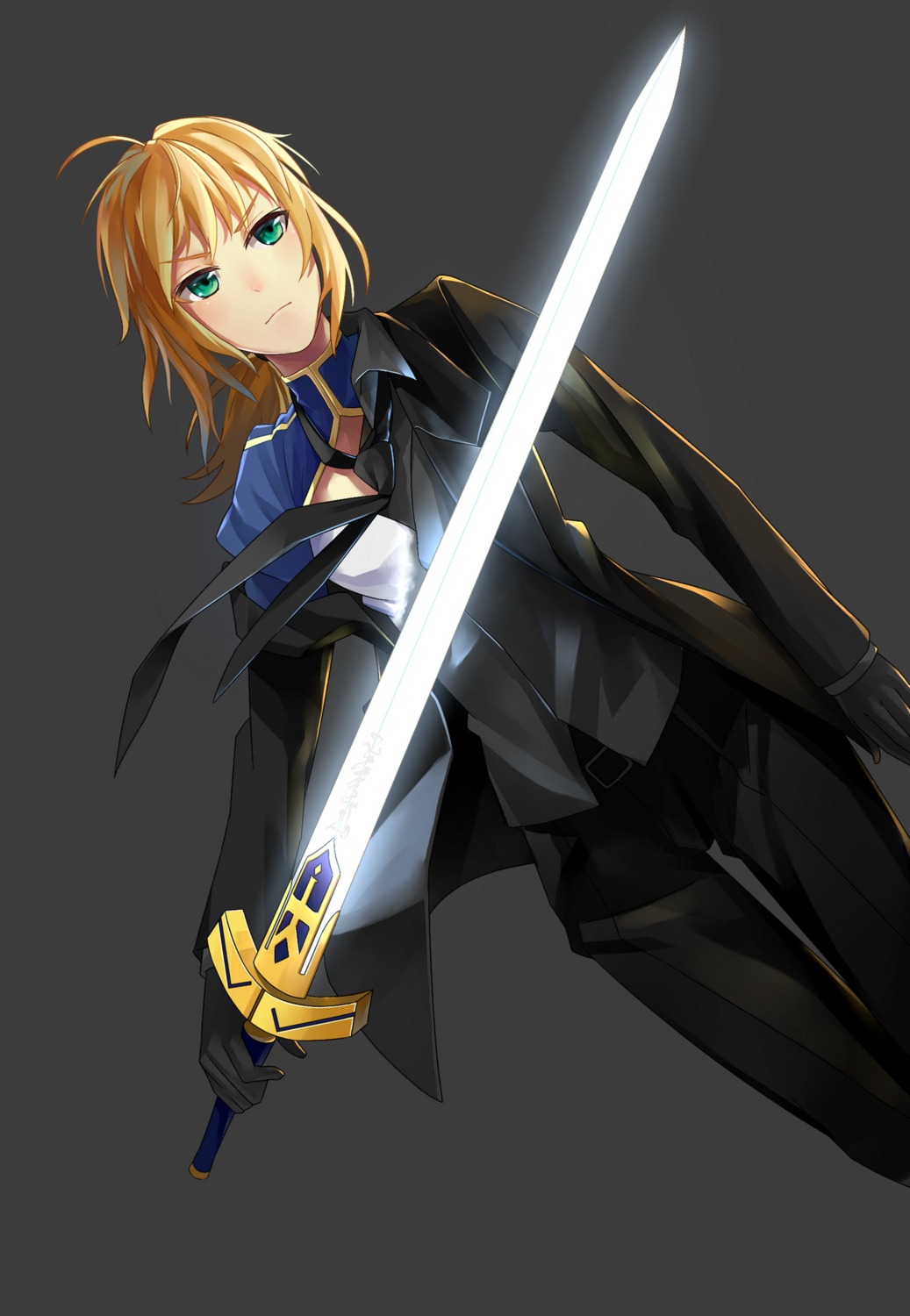fate/stay_night lightofheaven saber sword