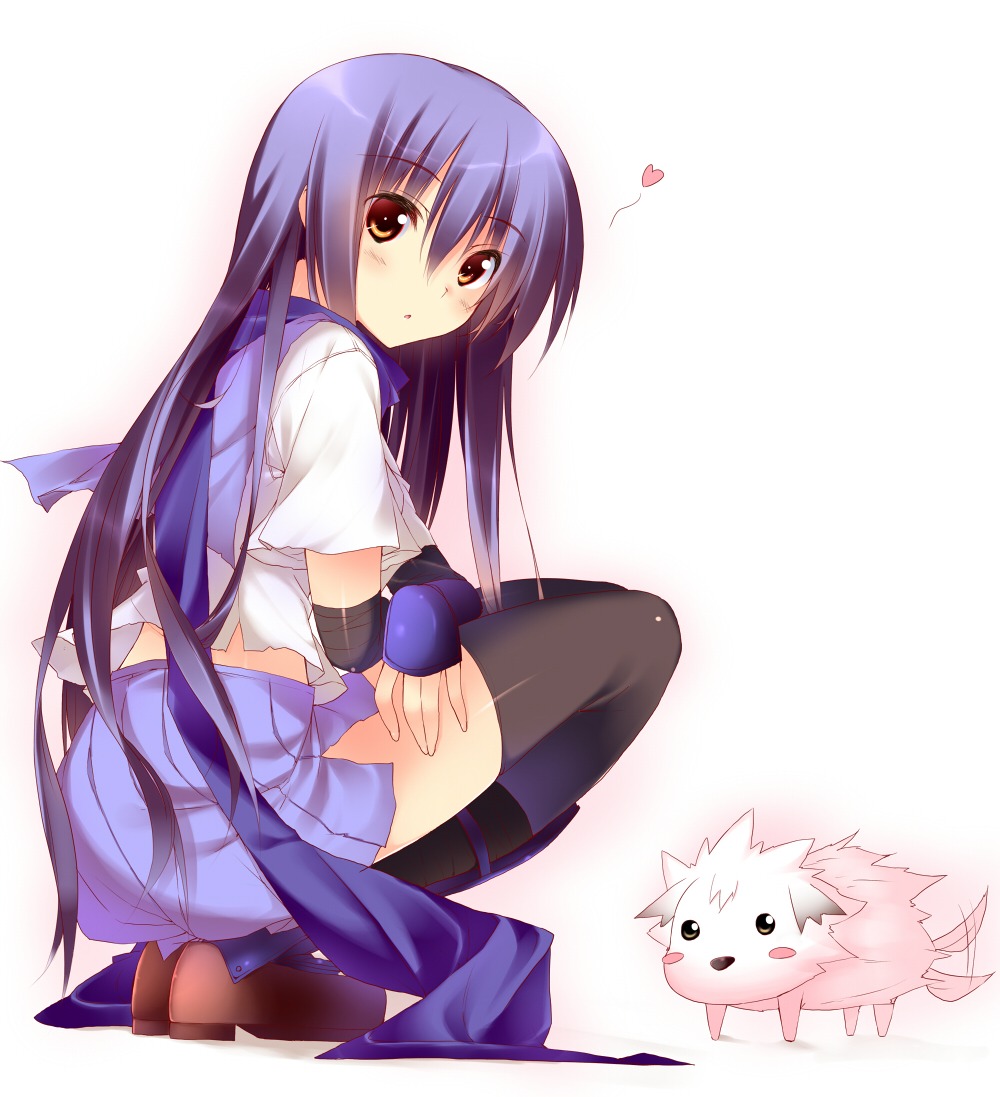 angel_beats! kuwashima_rein seifuku shiina thighhighs