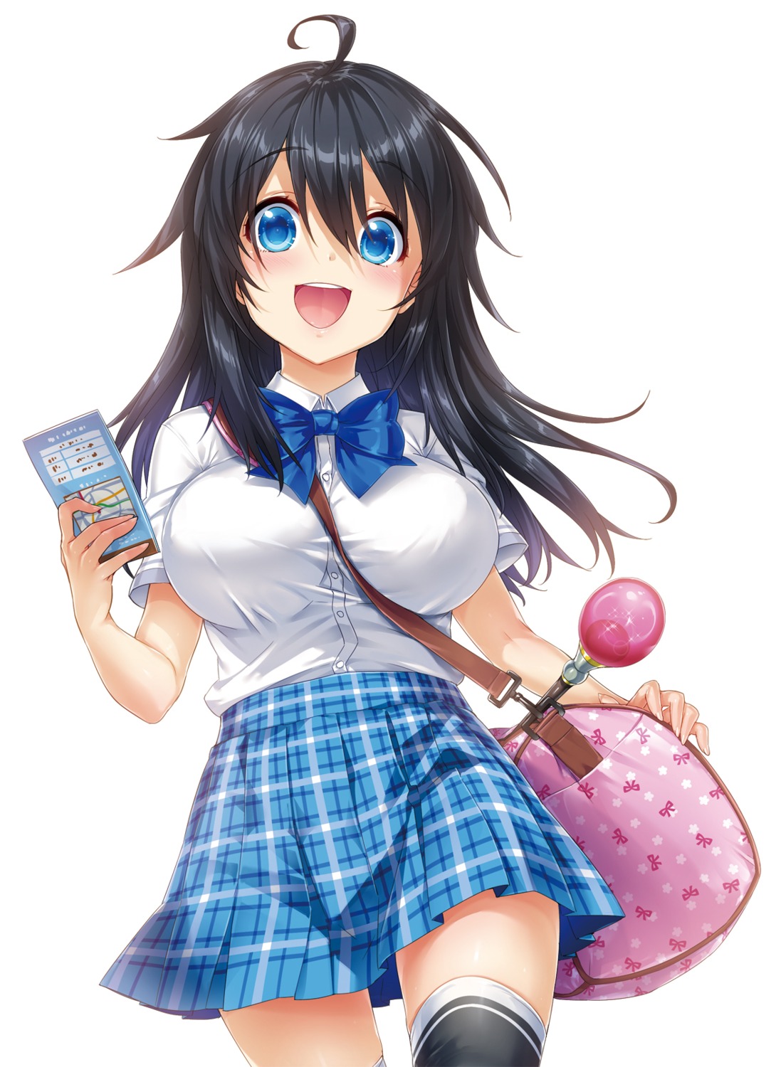 hisasi netoge_no_yome_wa_onna_no_ko_janai_to_omotta? seifuku tamaki_ako thighhighs