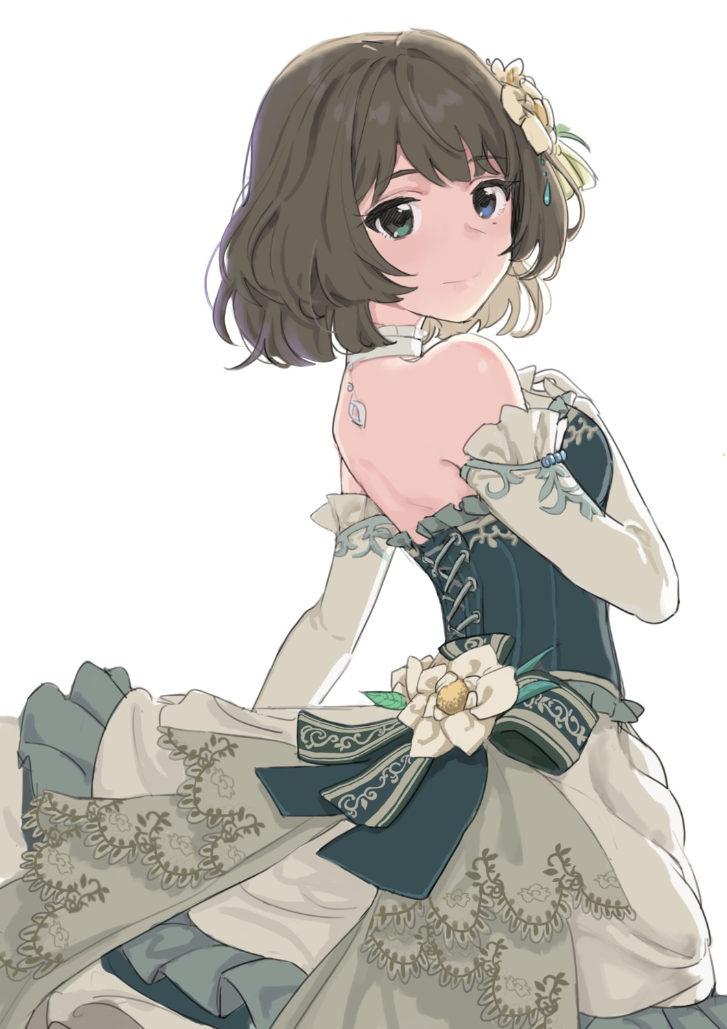 dress ezusa heterochromia takagaki_kaede the_idolm@ster the_idolm@ster_cinderella_girls