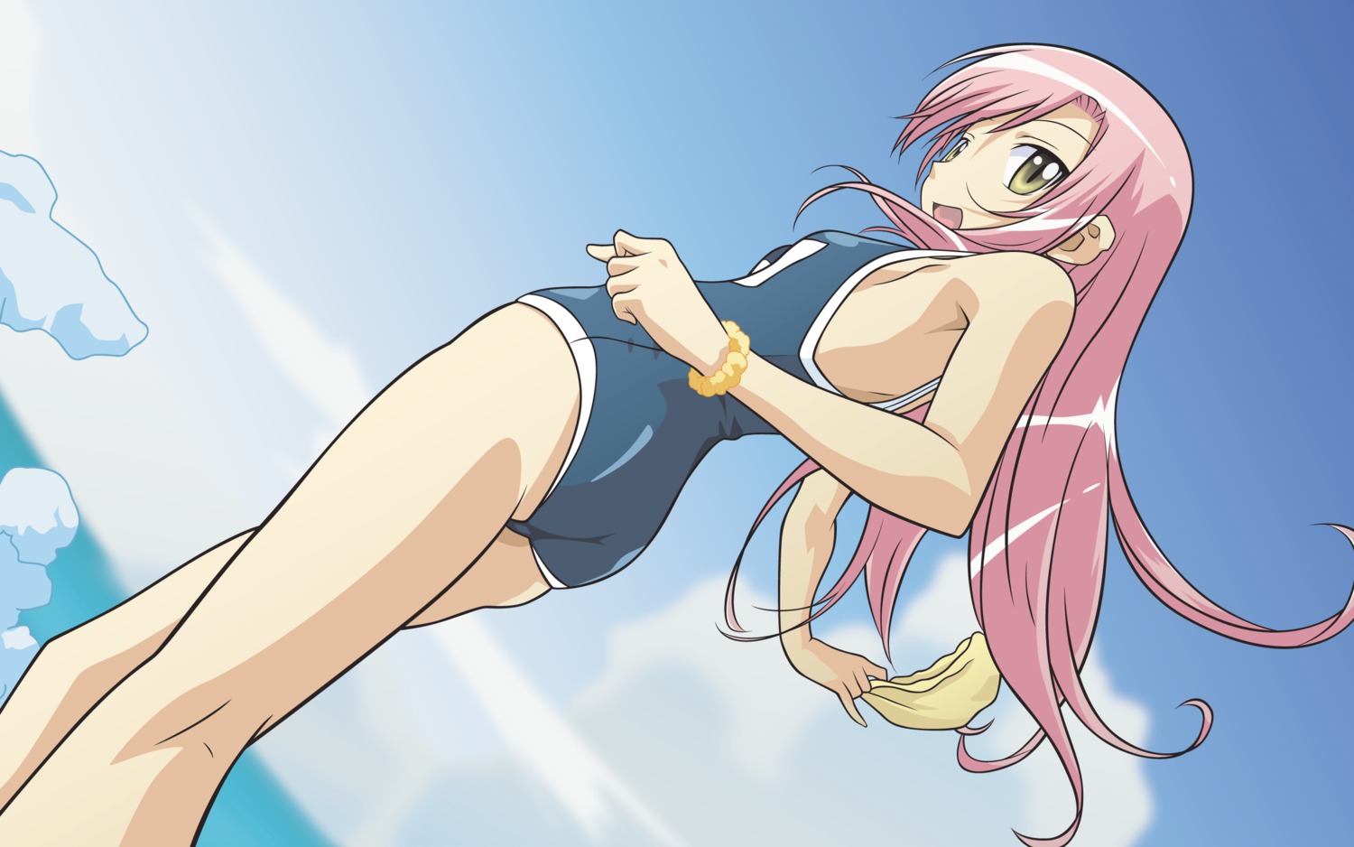 hayate_no_gotoku katsura_hinagiku school_swimsuit swimsuits vector_trace wallpaper