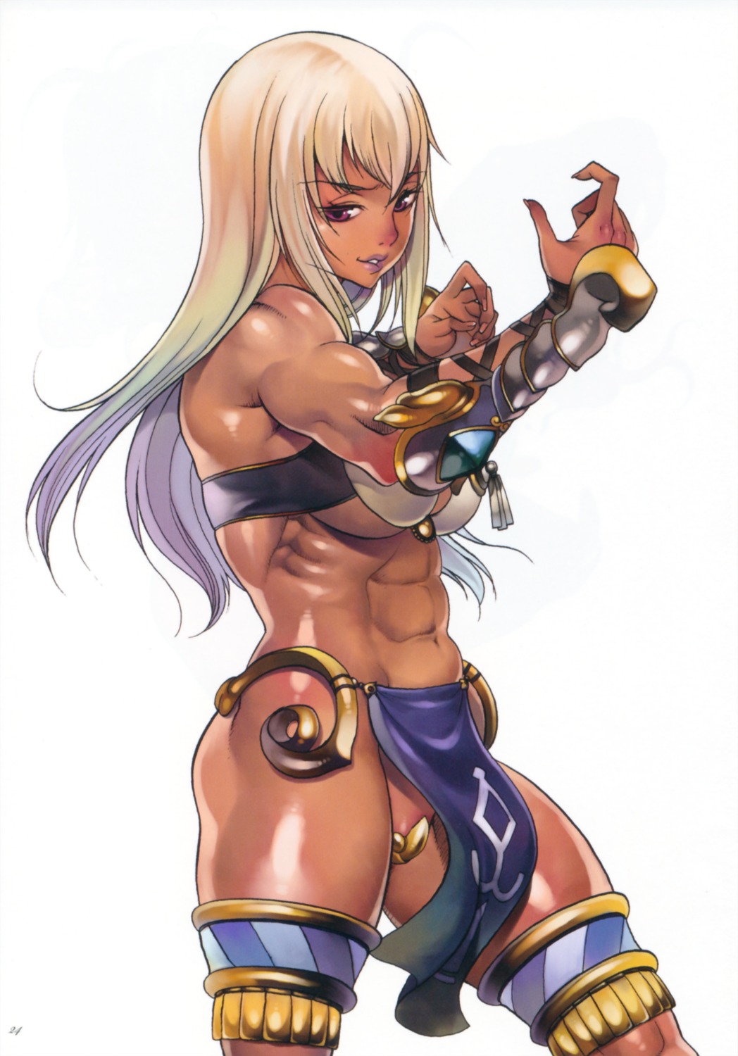 anarista armor f.s garter maebari queen's_blade underboob