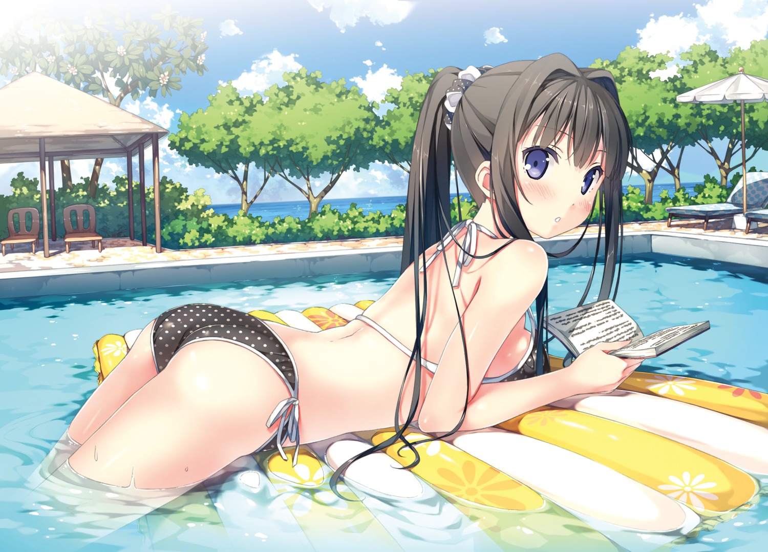 ass ayase_sayuki bikini cube digital_version kantoku swimsuits wet your_diary