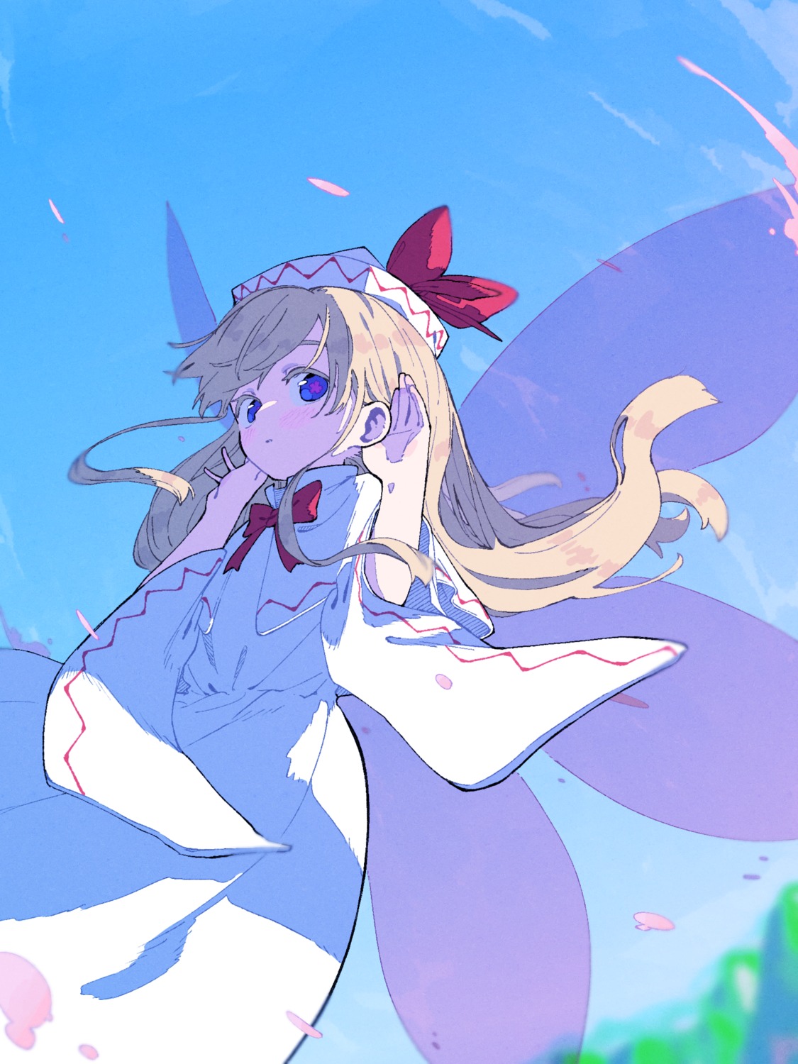 lily_white tagme touhou wings