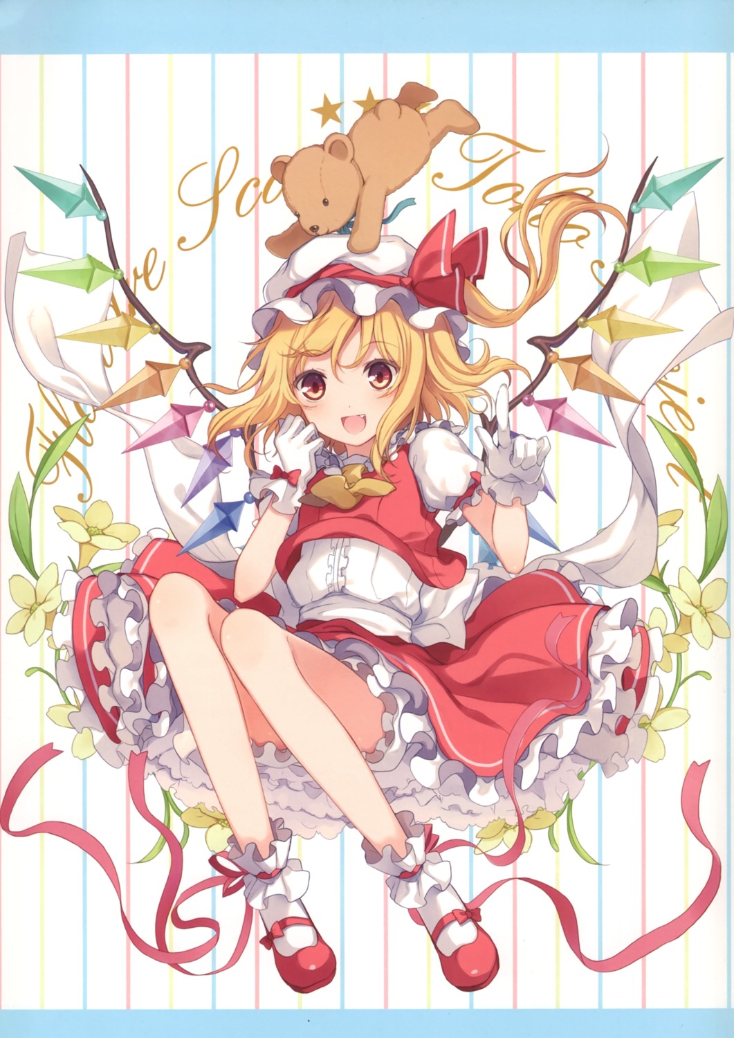 6u bloomers eternal_land flandre_scarlet touhou wings