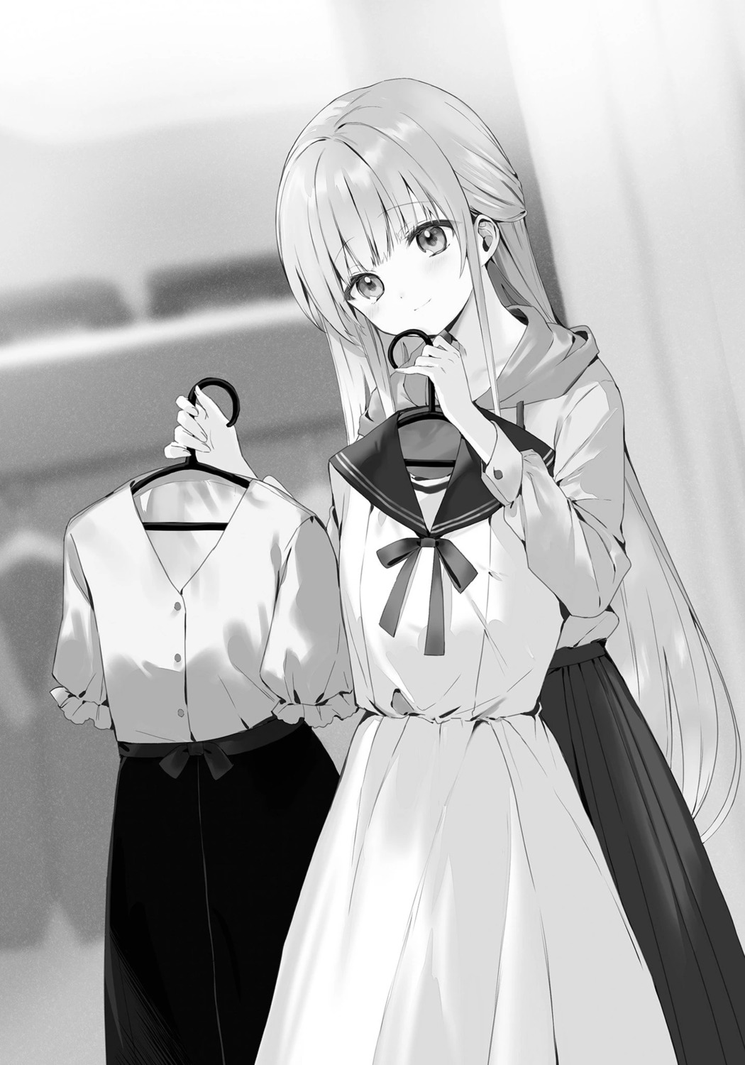 hanekoto monochrome otonari_no_tenshi-sama_ni_itsunomanika_dame_ningen_ni_sareteita_ken shiina_mahiru