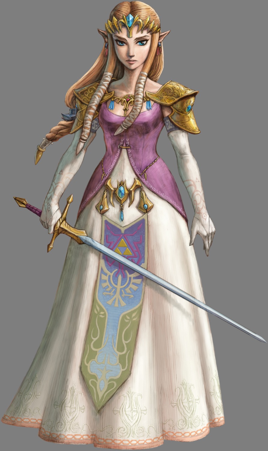 armor dress nintendo pointy_ears princess_zelda sword tagme the_legend_of_zelda transparent_png