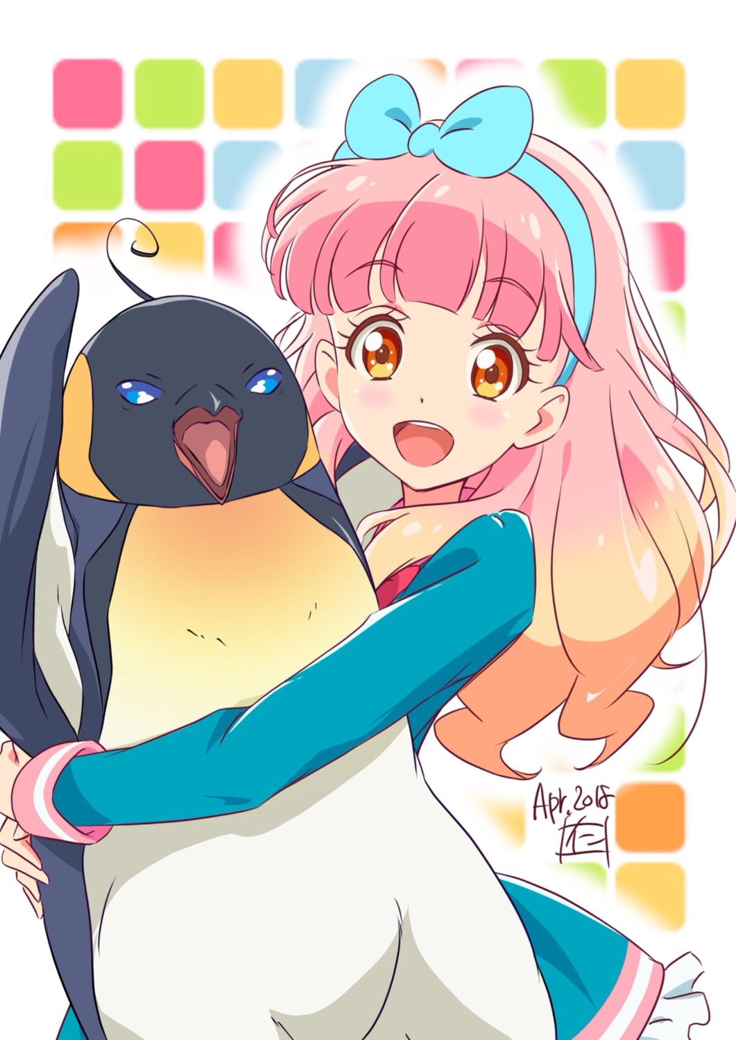 aikatsu! aikatsu_friends! nii_manabu penguin yuuki_aine