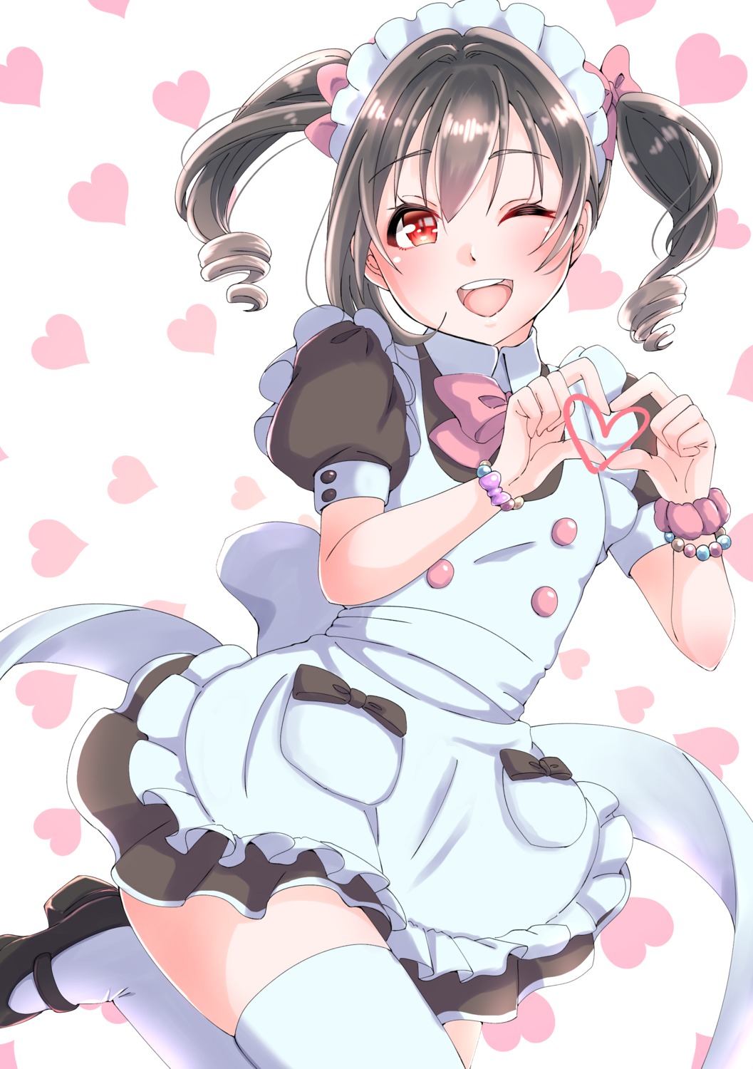 love_live! maid tagme thighhighs yazawa_nico