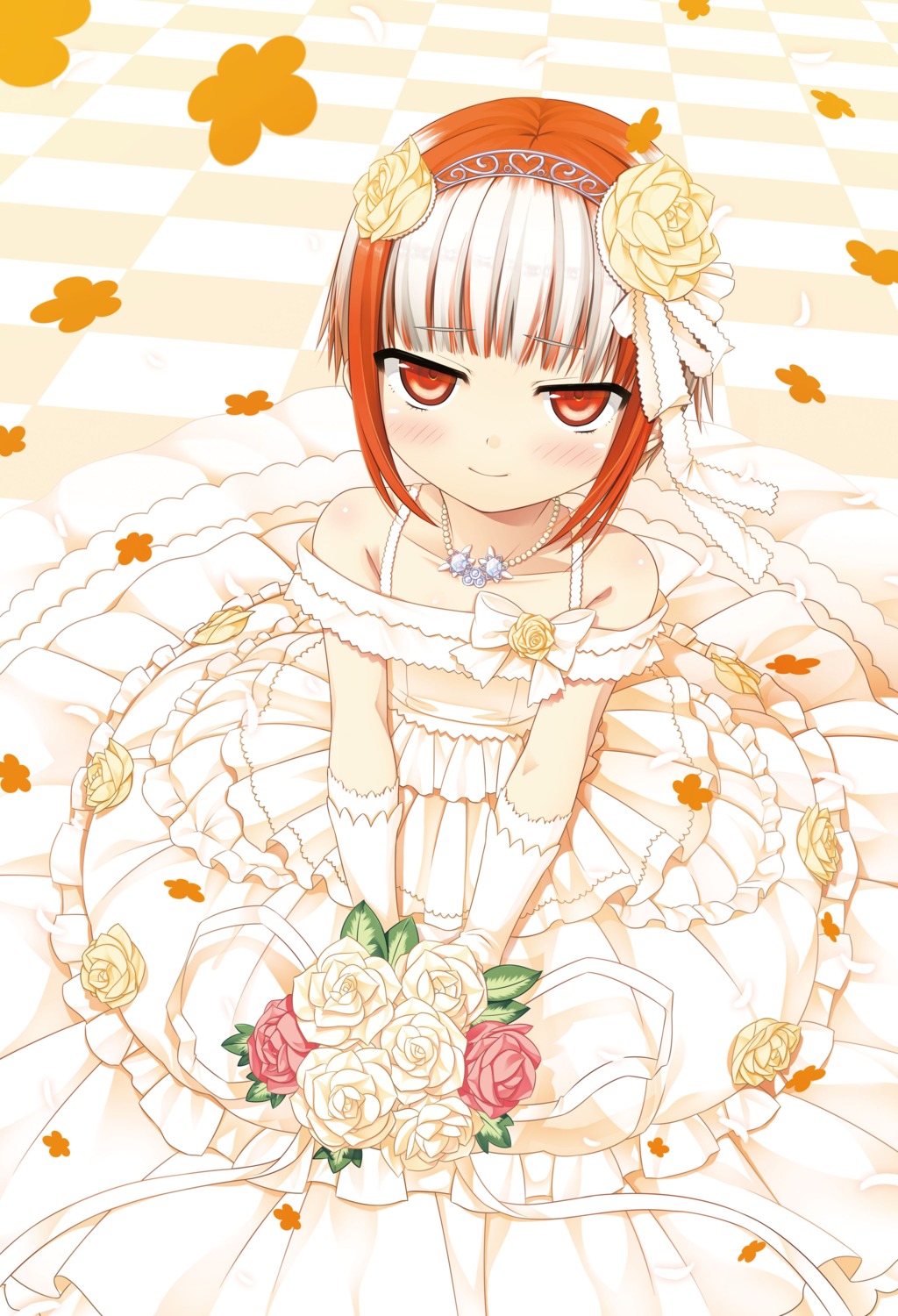 cura digital_version dress lose monobeno sumi_(monobeno) wedding_dress