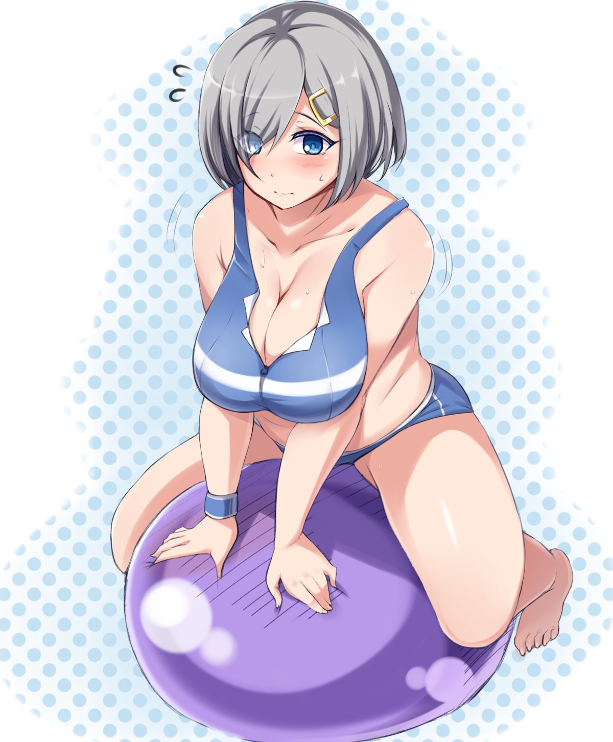 bikini cleavage hamakaze_(kancolle) kantai_collection moisture_(chichi) swimsuits