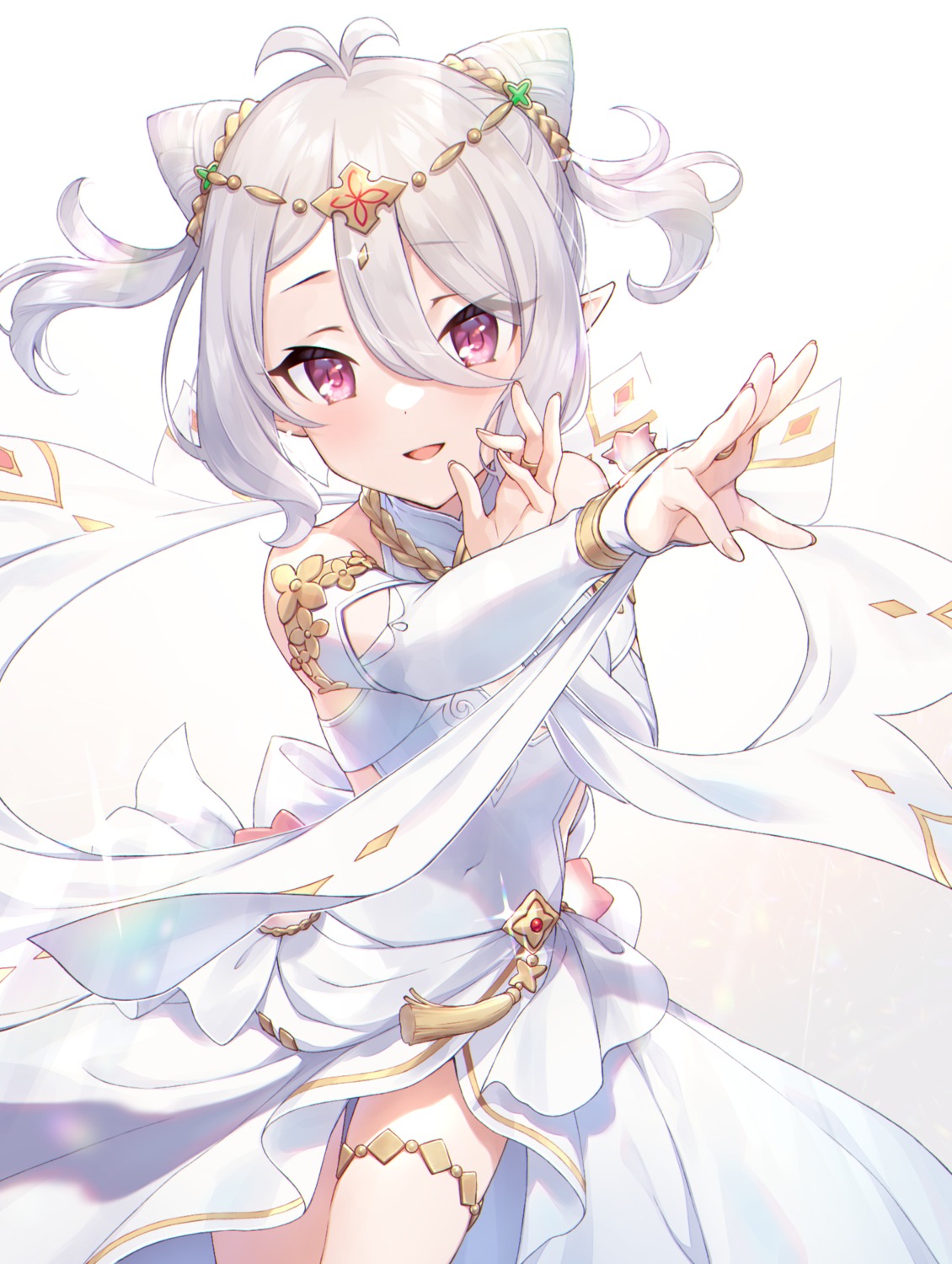 garter kokkoro masami pointy_ears princess_connect princess_connect!_re:dive