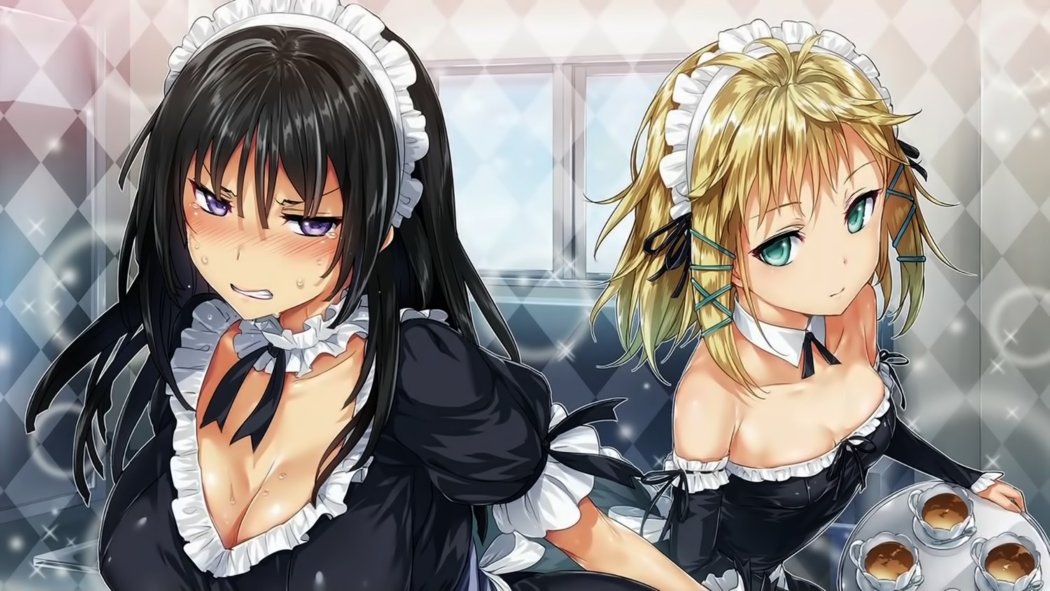 black_bullet cleavage endcard hisasi maid tendou_kisara tina_sprout