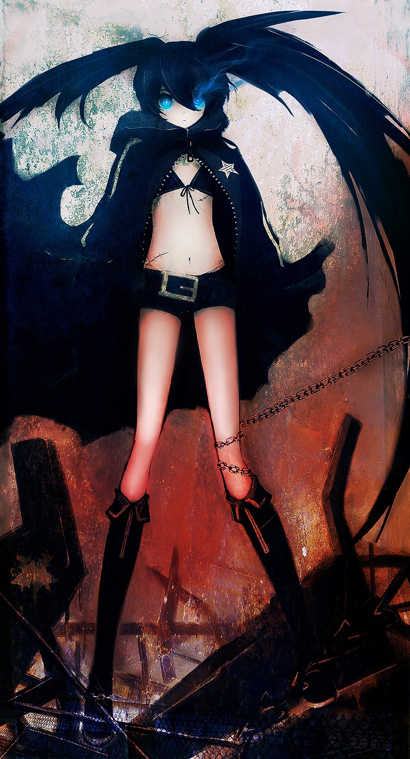 black_rock_shooter black_rock_shooter_(character) ta_(shyura) vocaloid