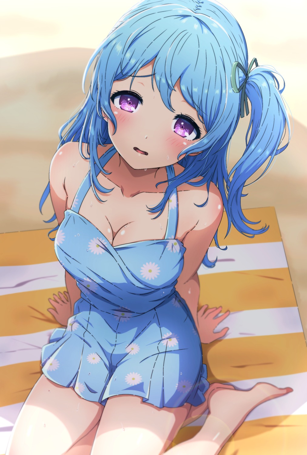 bang_dream! cleavage matsubara_kanon noshimurin swimsuits