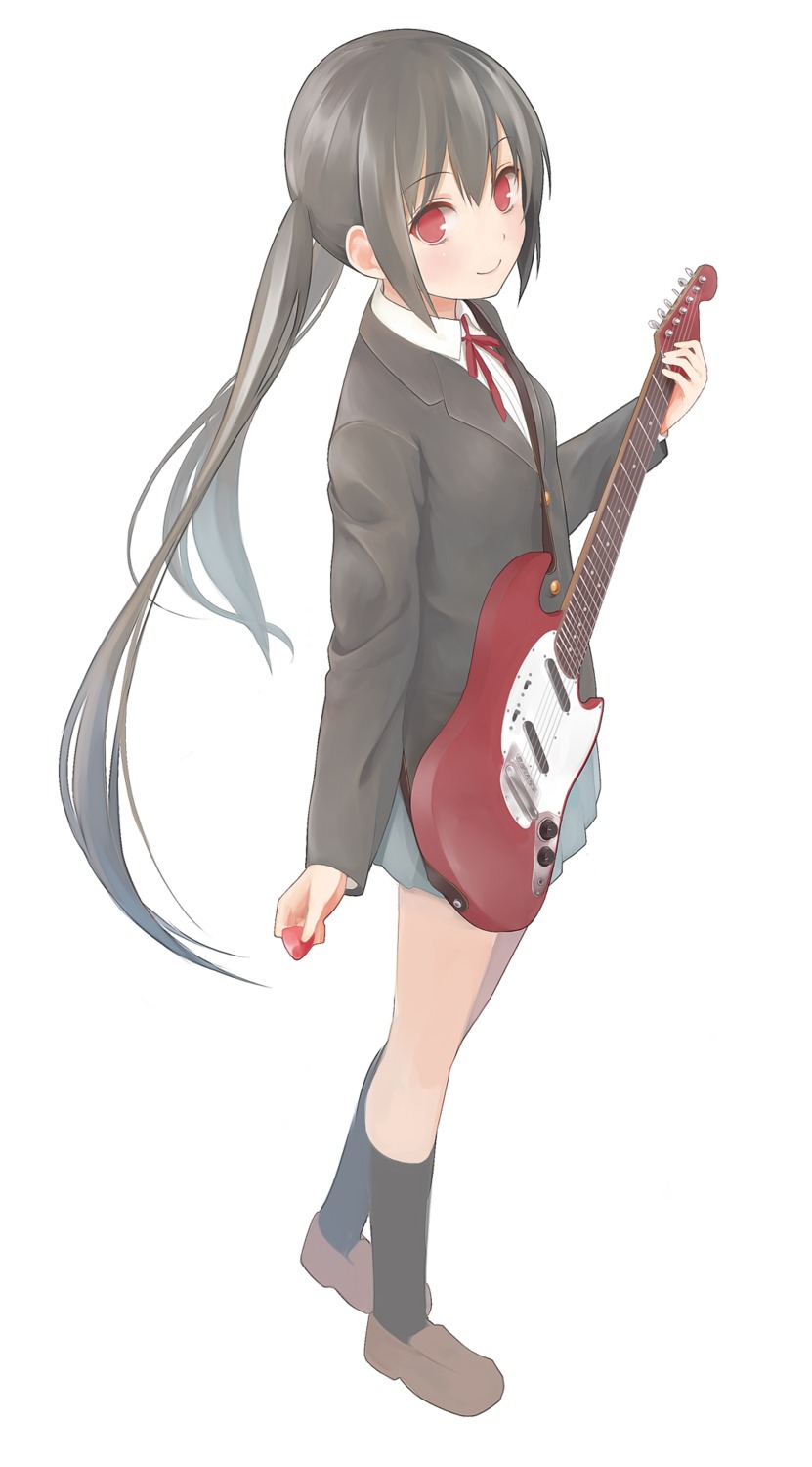 guitar k-on! nakano_azusa nnyu seifuku