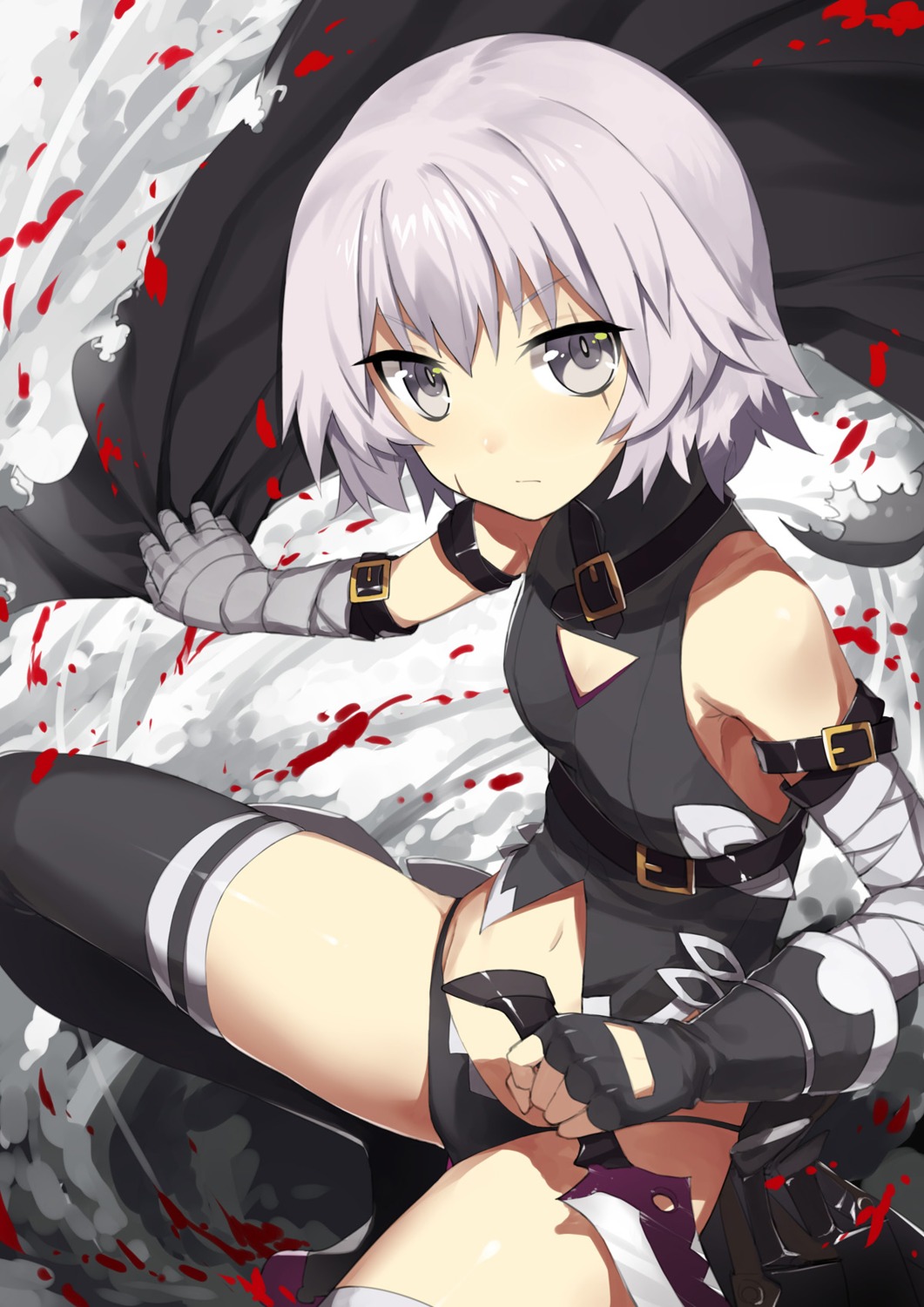 bandages fate/apocrypha fate/stay_night jack_the_ripper pantsu sh_(562835932) thighhighs weapon