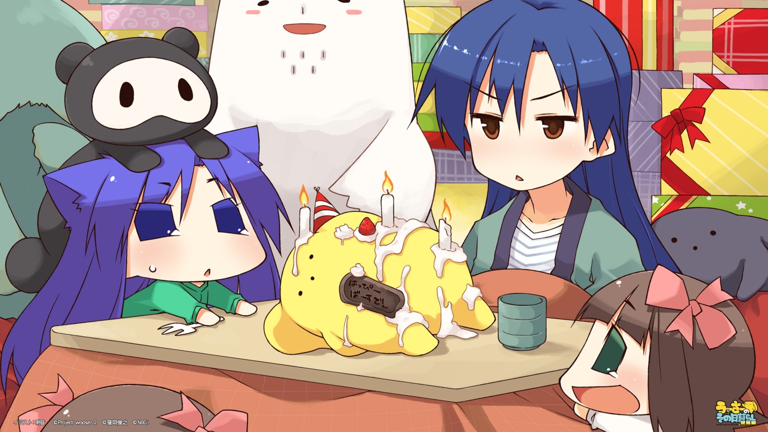 akane_(artist) chihyaa harukasan kisaragi_chihaya puchimasu! the_idolm@ster wooser wooser_no_sono_higurashi