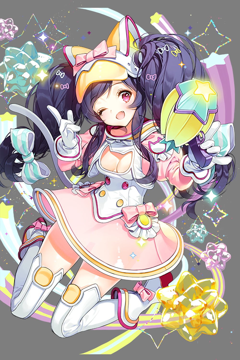 cherrypin dress gun soccer_spirits thighhighs transparent_png