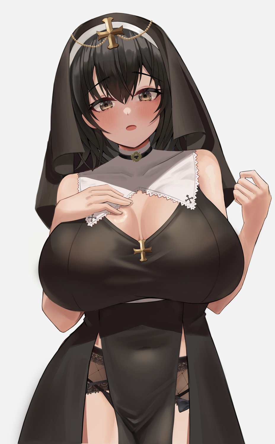 cleavage nun onedoo pantsu