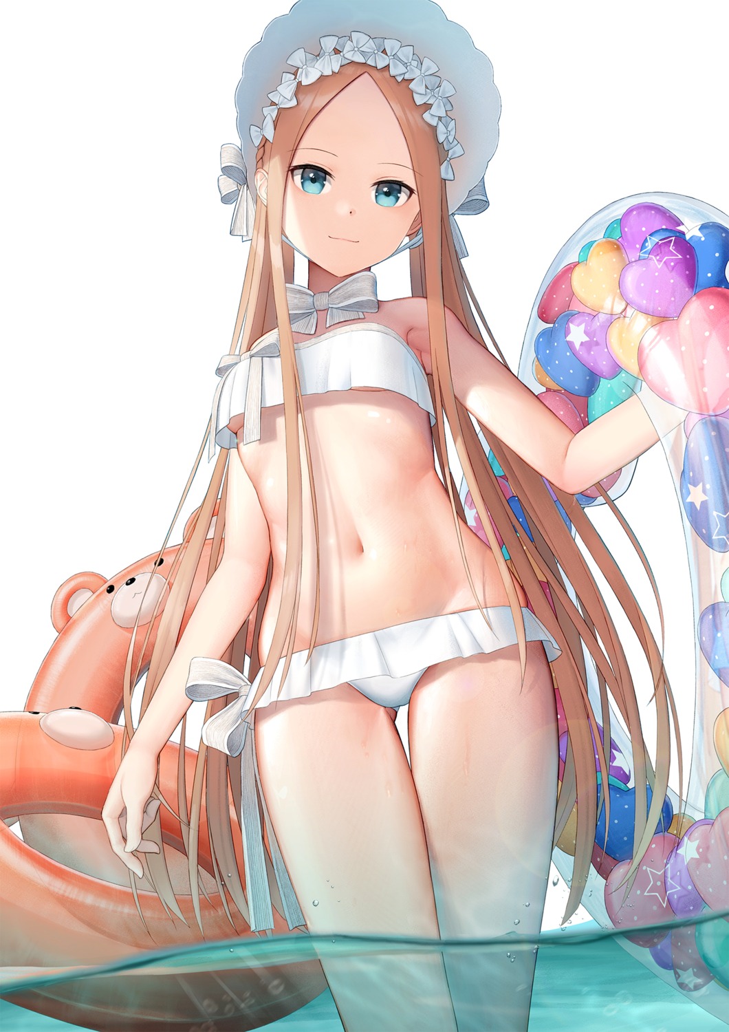 abigail_williams_(fate) bikini fate/grand_order kep_(ahokep) loli swimsuits underboob wet