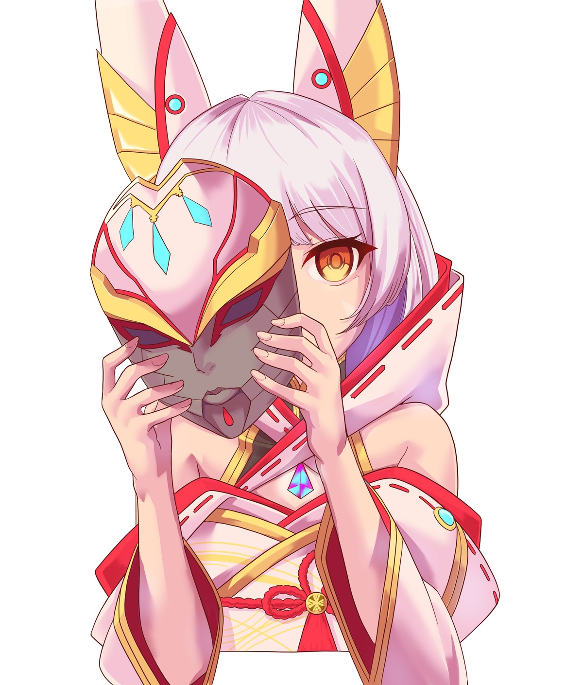 animal_ears japanese_clothes niyah white-paka xenoblade xenoblade_chronicles_3