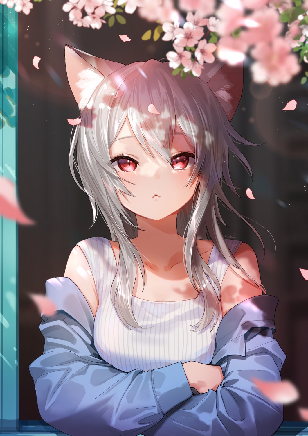 animal_ears nekomimi nima_(niru54)