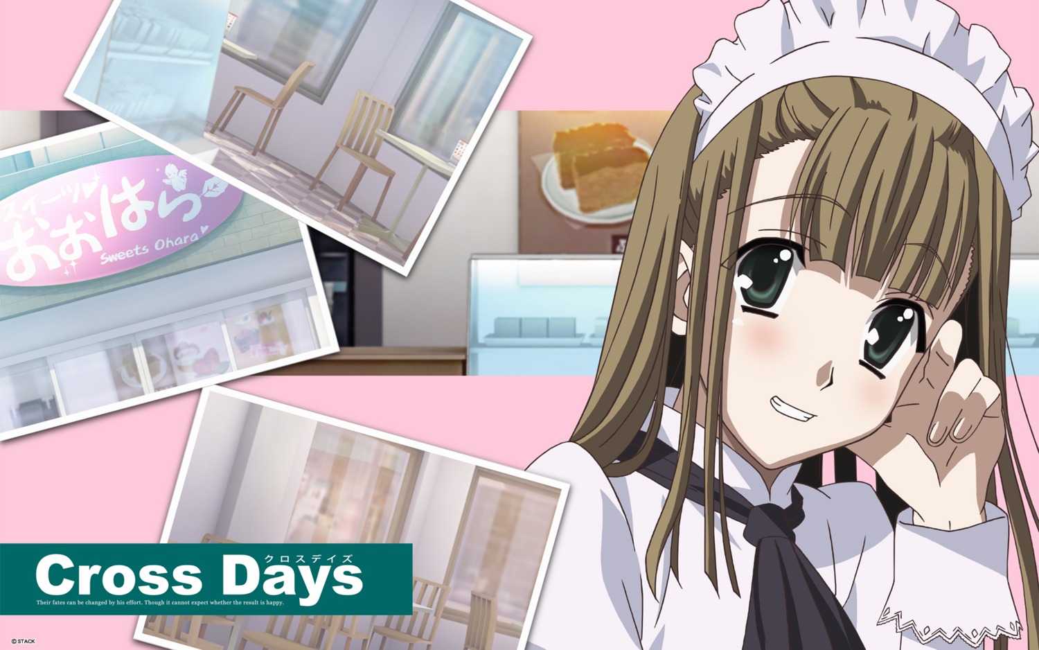 cross_days gotou_junji kuroda_hikari maid overflow school_days wallpaper