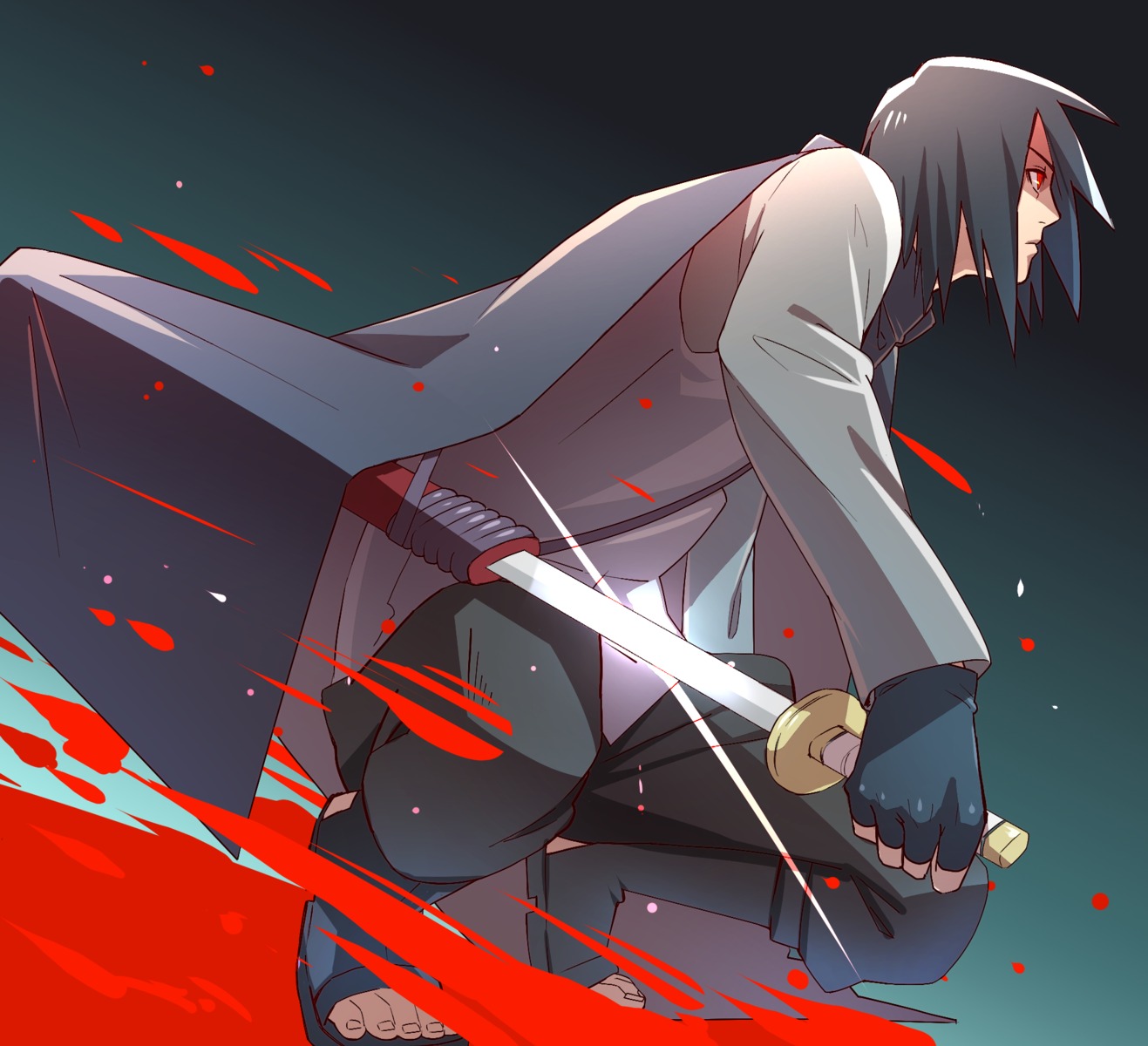 clam_bono male naruto sword uchiha_sasuke