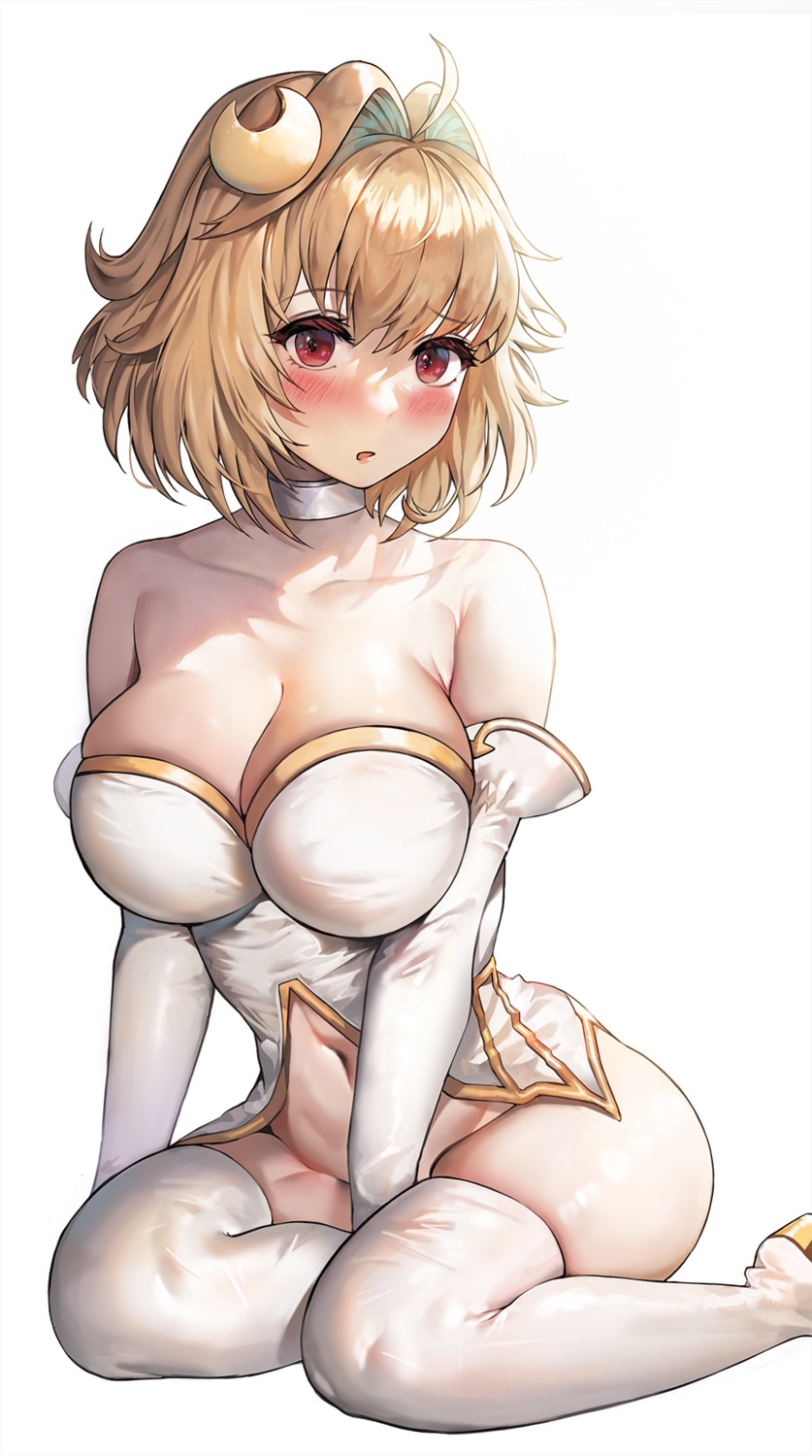 arcueid_brunestud bottomless cleavage no_bra tagme thighhighs tsukihime