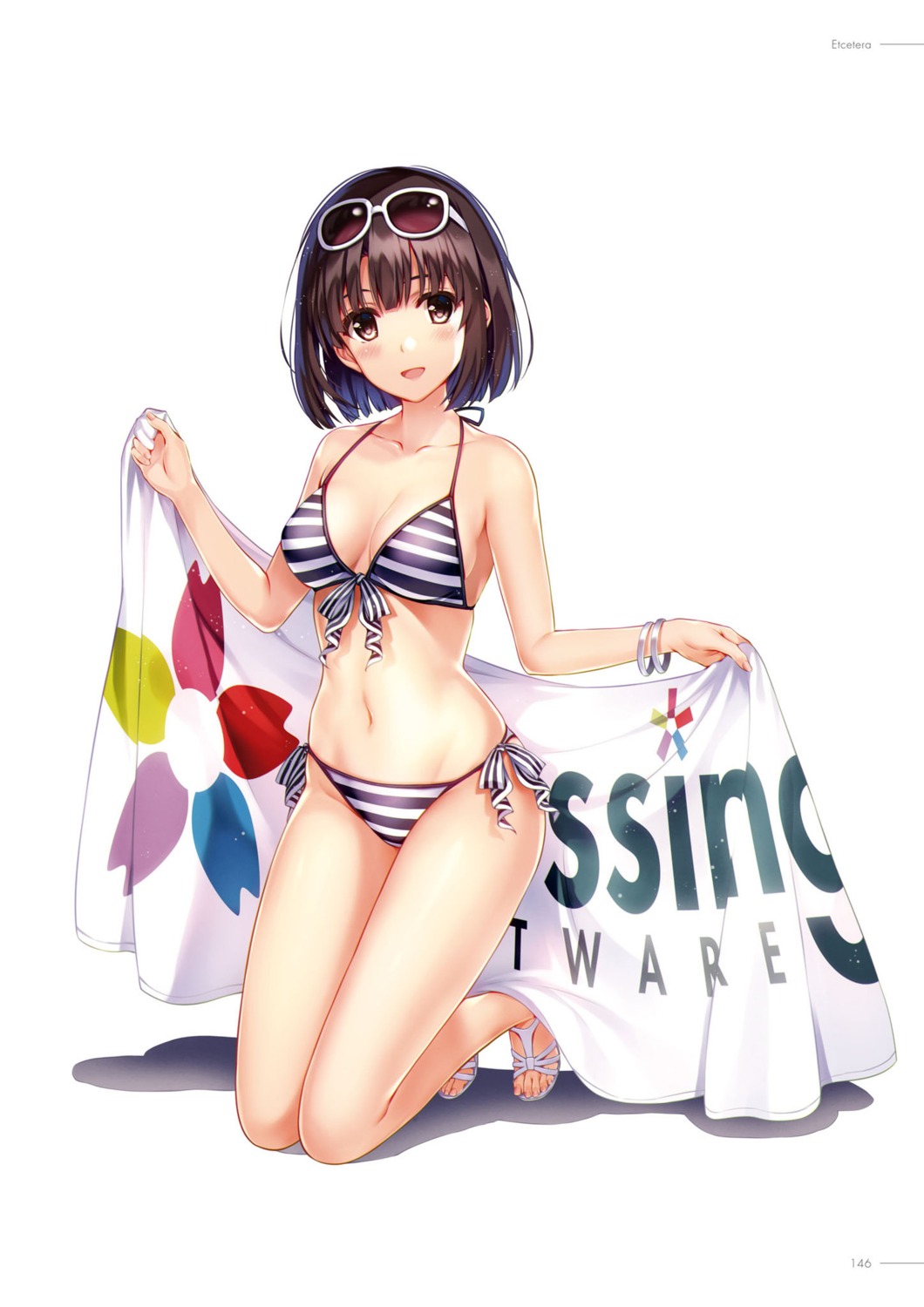 bikini katou_megumi misaki_kurehito saenai_heroine_no_sodatekata swimsuits