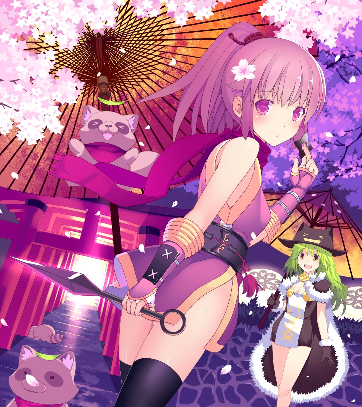 fireflysnow ninja ninja_(ro) nopan ragnarok_online thighhighs