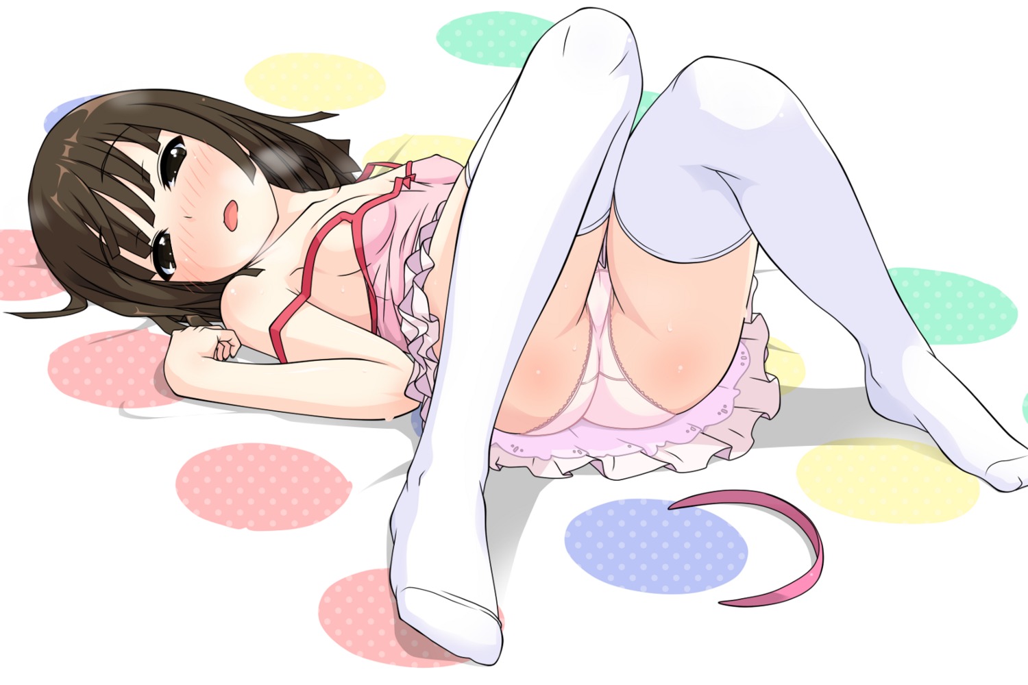 areola bakemonogatari k10k loli monogatari_(series) pantsu sengoku_nadeko thighhighs