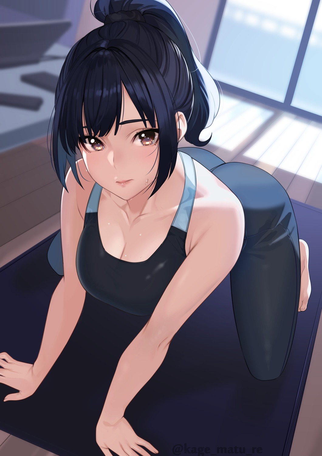 artist_revision cleavage gym_uniform kagematsuri