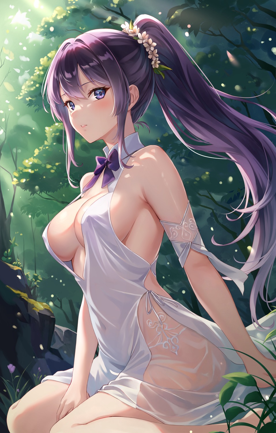 dress erect_nipples no_bra sebu_illust see_through