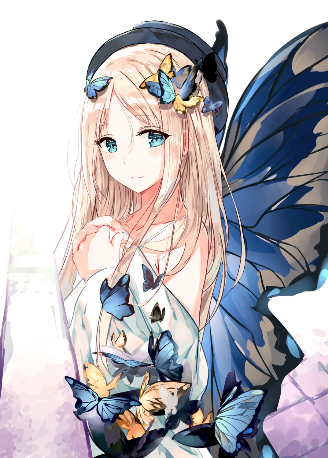 abigail_williams_(fate) eien_no_juu_nana-sai fate/grand_order open_shirt see_through wings