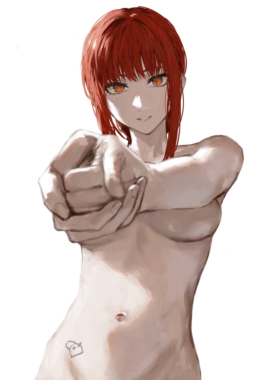 chainsaw_man makima_(chainsaw_man) naked raberu_ruru tattoo