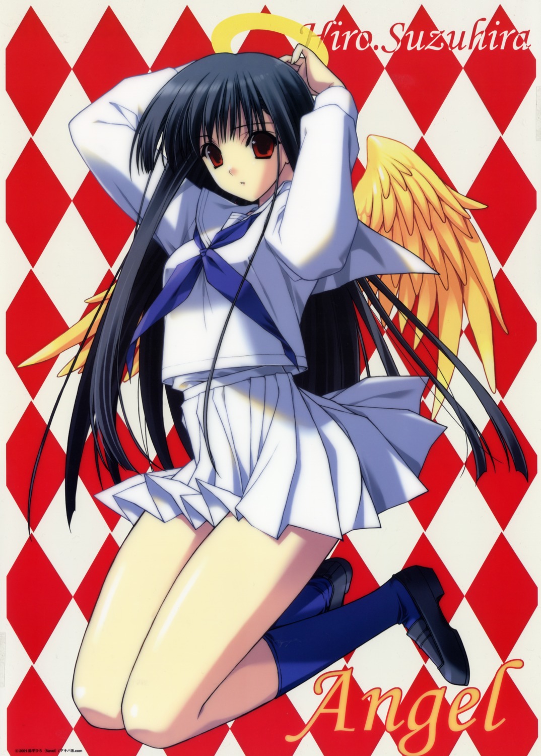 angel seifuku suzuhira_hiro wings