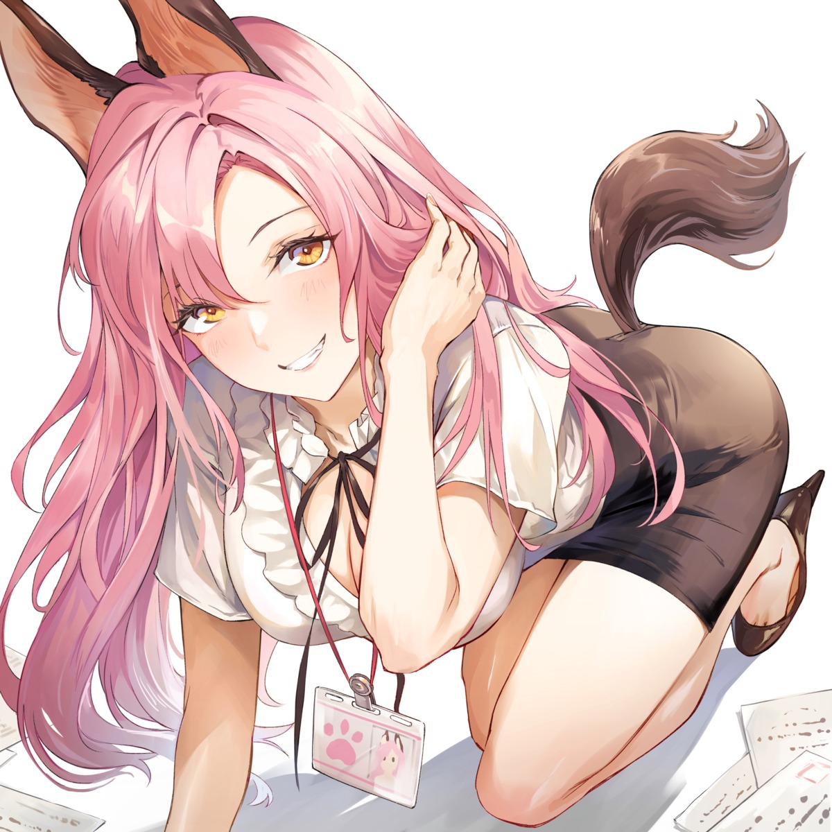 animal_ears cleavage heels nr_noir tail