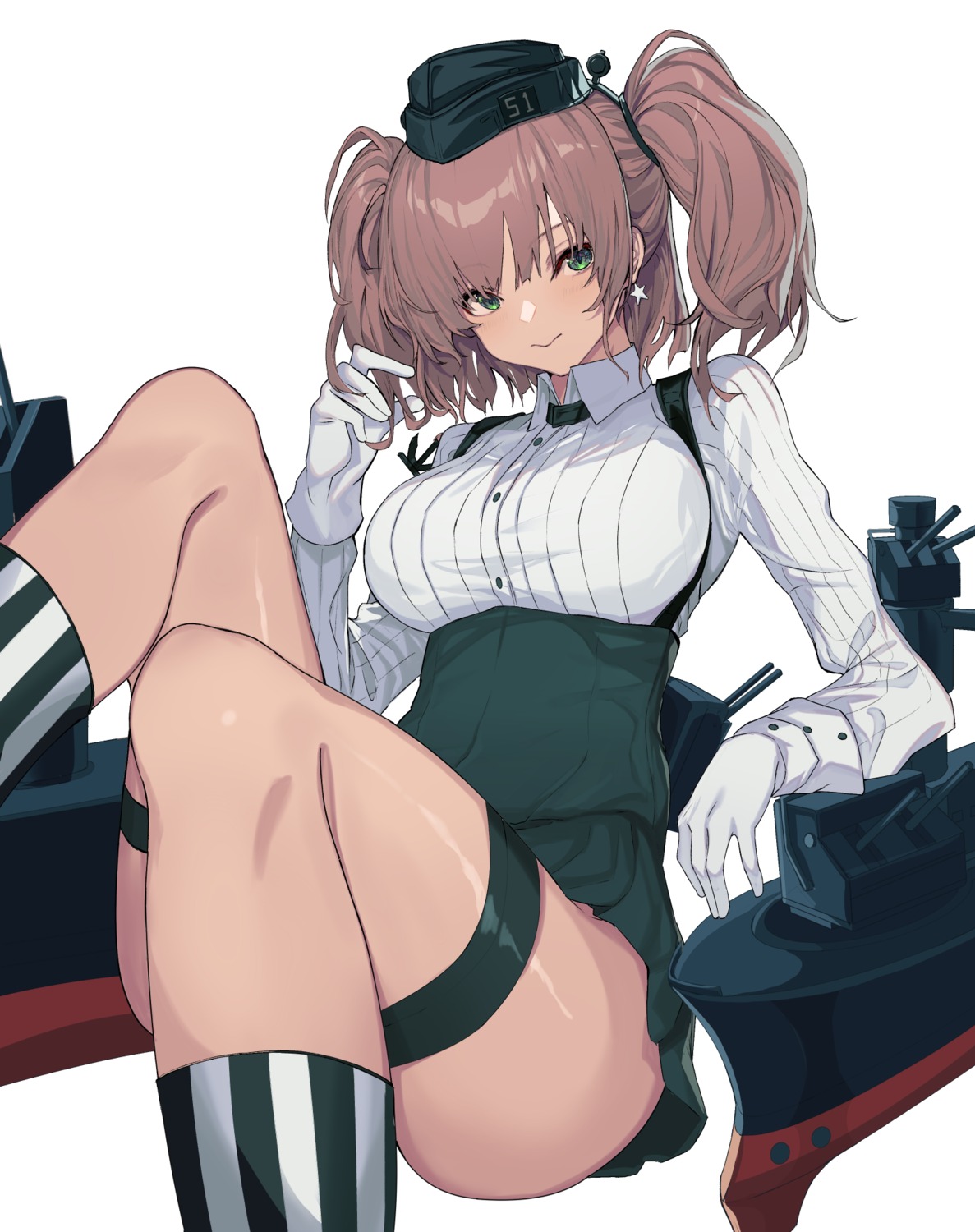 atlanta_(kancolle) garter kantai_collection oweee skirt_lift