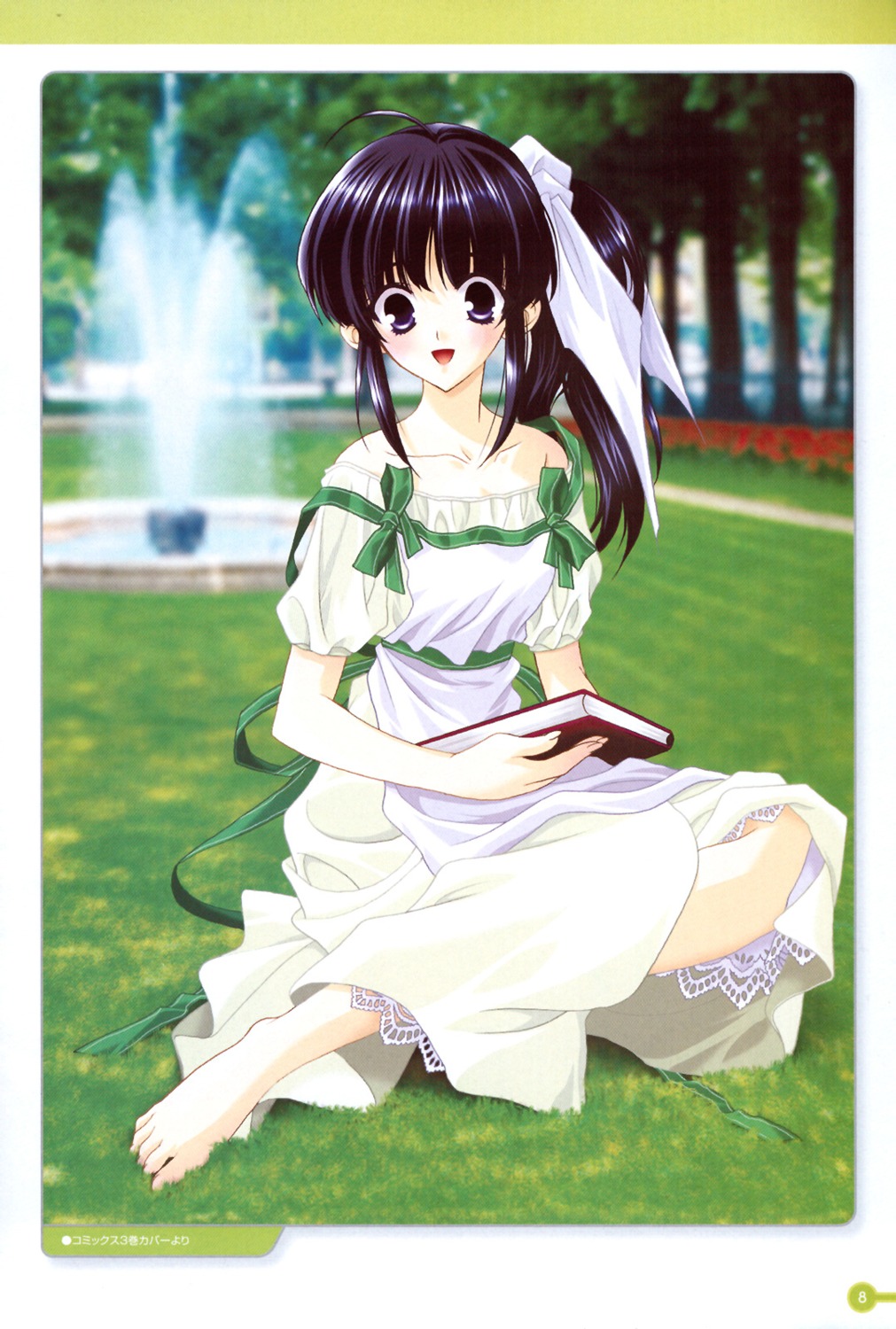 dress girls_bravo hare_nanaka_koyomi mario_kaneda summer_dress