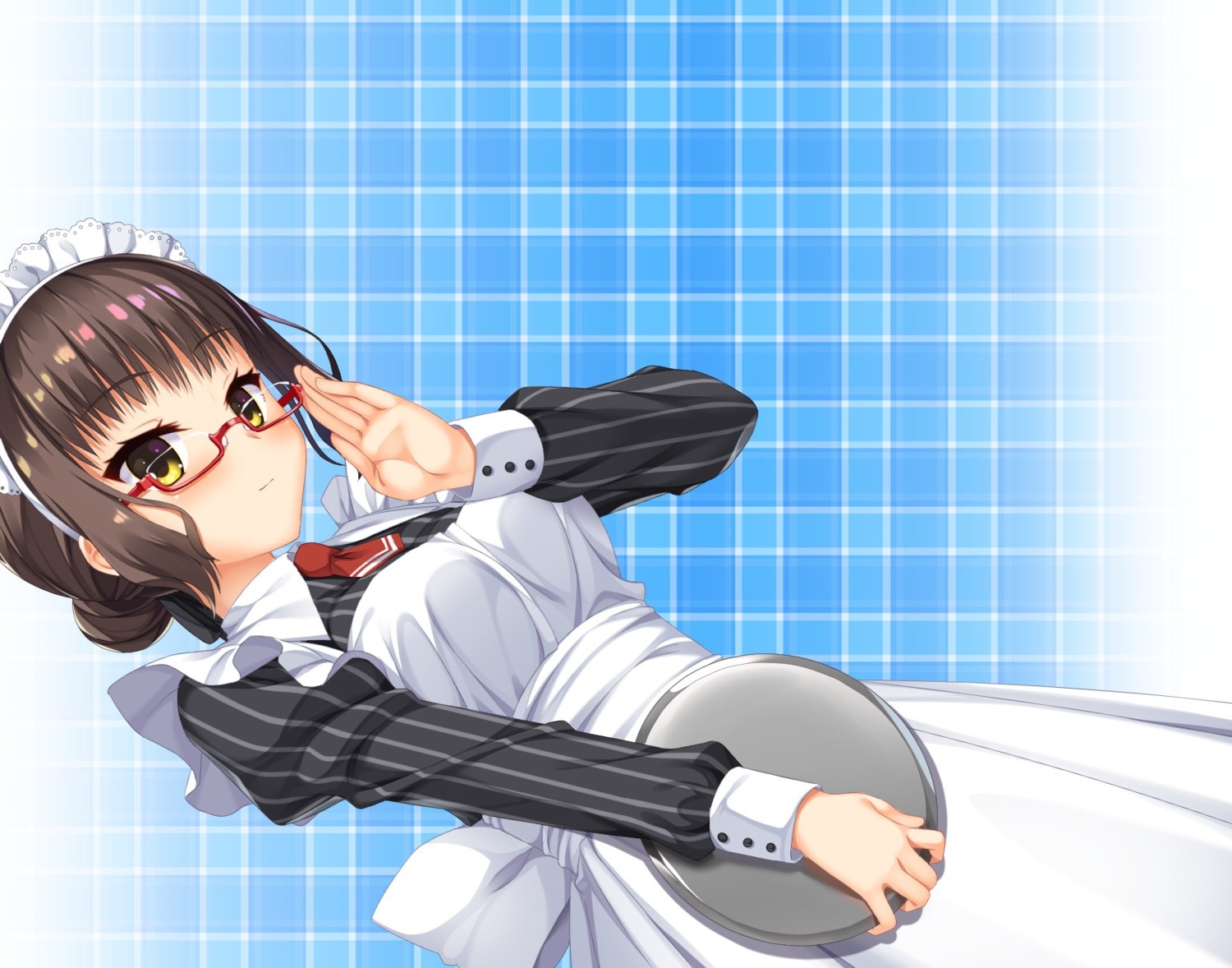 log_(8kumagawa) maid megane minamoto_chisaki noble_works