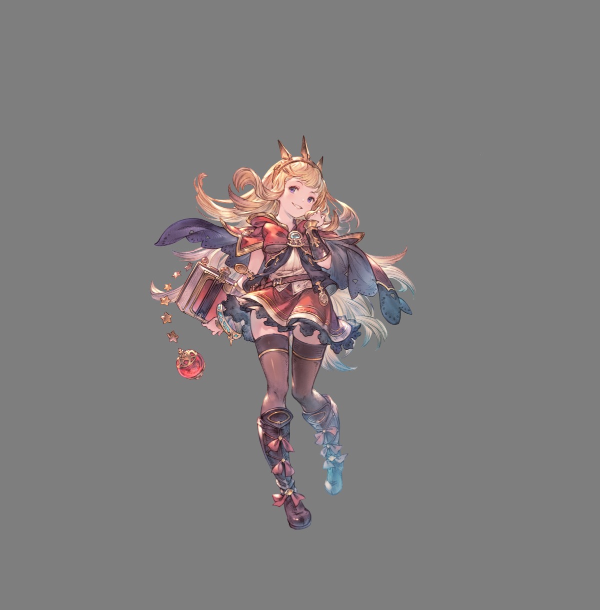 cagliostro_(granblue_fantasy) granblue_fantasy skirt_lift tagme thighhighs transparent_png