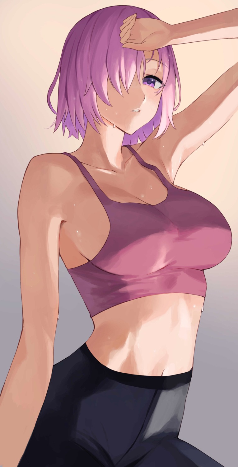 bra cleavage fate/grand_order mash_kyrielight rororo