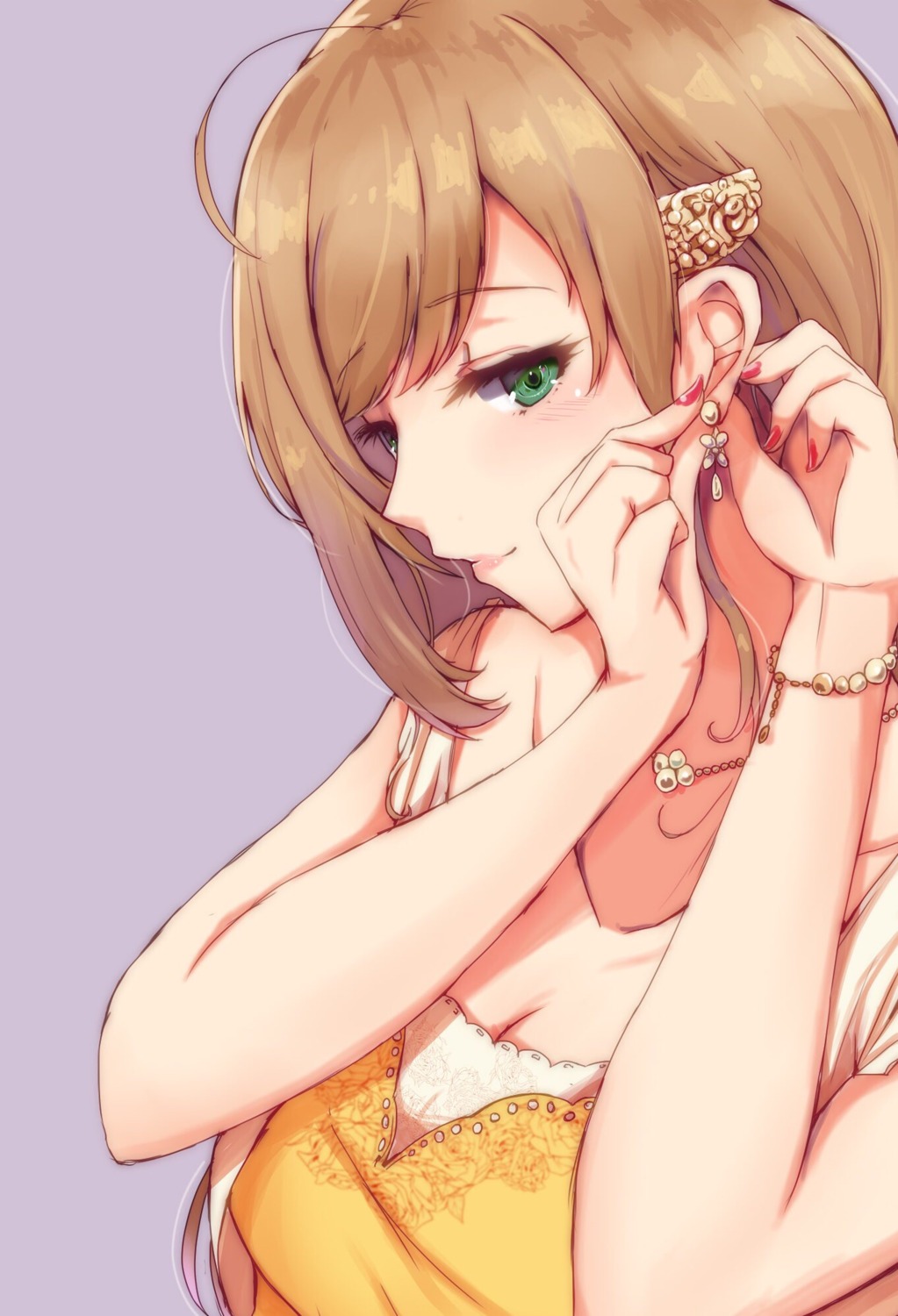 cleavage dress miyamoto_frederica ryuu. the_idolm@ster the_idolm@ster_cinderella_girls